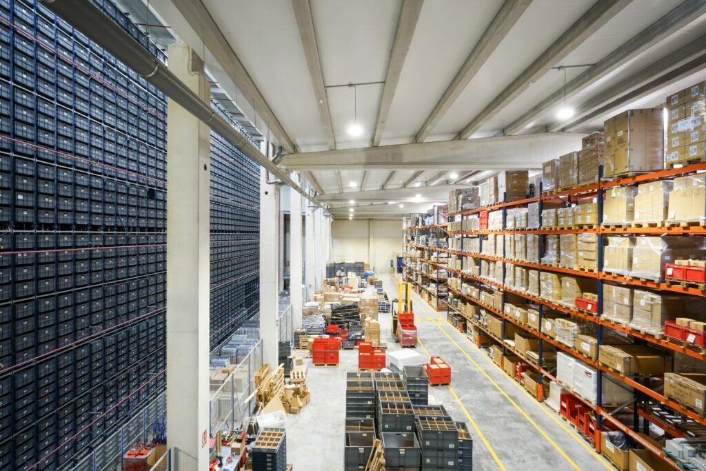 a manufacturing warehouse