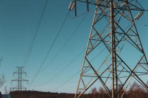 pylons against blue sky representing MHHS