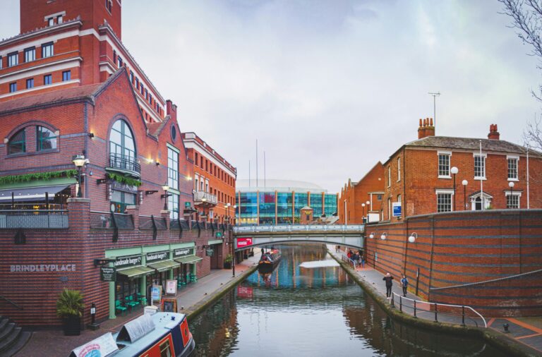 Birmingham NEC on river representing utility week live 2026